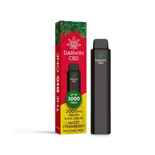 Load image into Gallery viewer, Darwin The Big One 2000mg CBD Disposable Vape Device 3000 Puffs
