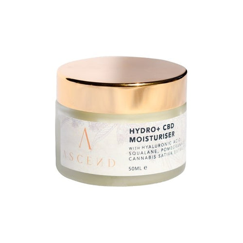 Ascend Hydro + 300mg CBD Moisturiser - 50ml - Associated CBD