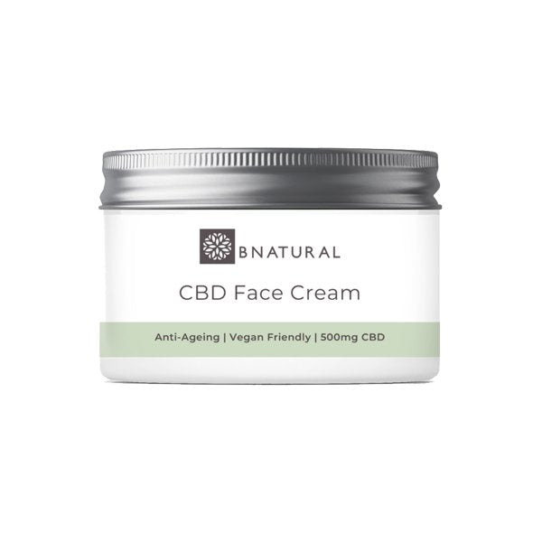 Bnatural 500mg CBD Anti-Ageing CBD Face Cream - 50ml - Associated CBD