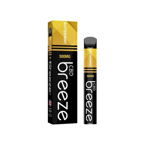 CBD Breeze Bar 300mg CBD Disposable Vape Device 600 Puffs - Associated CBD