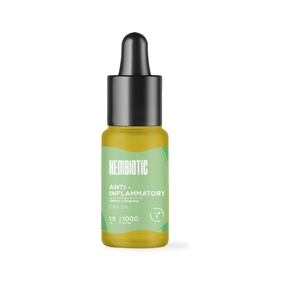 Hembiotic 1000mg CBD Oil - 15ml - Associated CBD