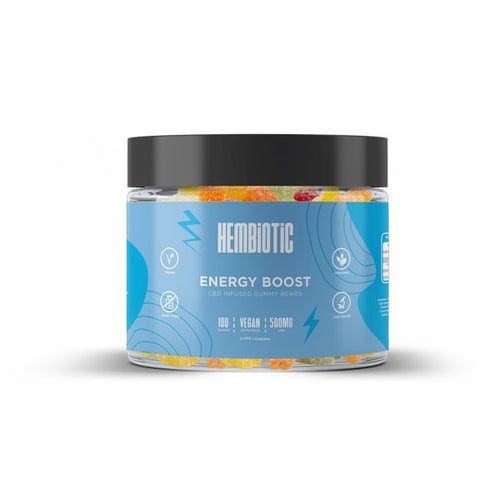 Hembiotic 500mg CBD Gummy Bears - 100g - Associated CBD