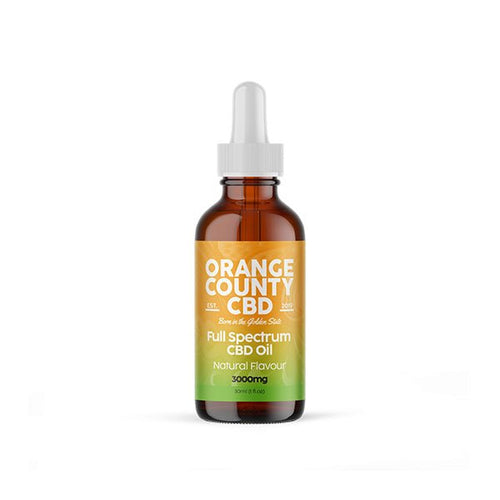 Orange County CBD 3000mg 30ml MCT Oil - Organic Coconut Oil - Associated CBD