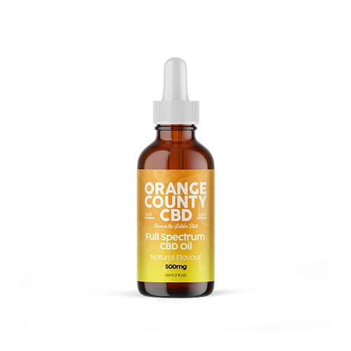 Orange County CBD 500mg 30ml MCT Oil - Organic Coconut Oil - Associated CBD