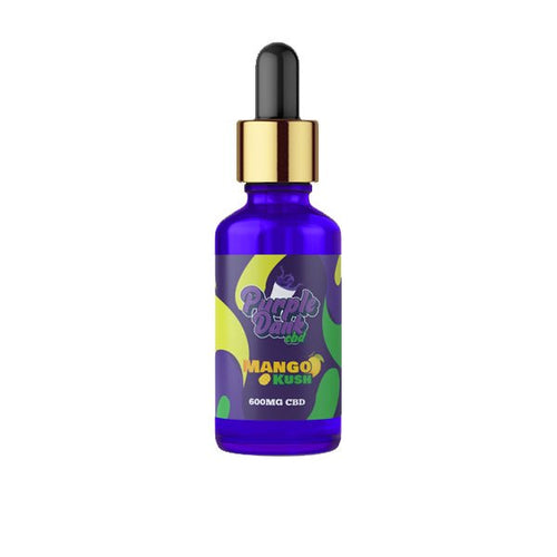 Purple Dank CBD Flavoured CBD Oil 600mg CBD Oil 30ml (2 pack) - Associated CBD