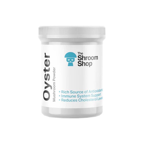 The Shroom Shop Oyster Mushroom 90000mg Powder - Associated CBD