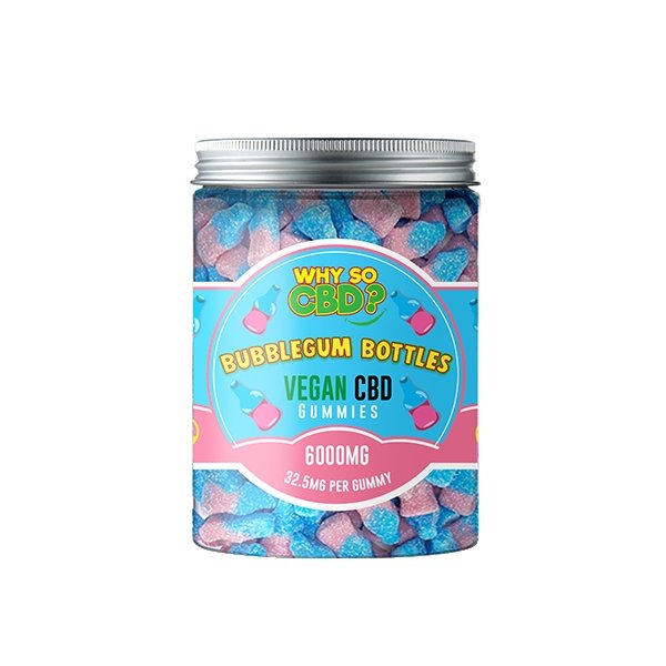 Why So CBD? 6000mg CBD Large Vegan Gummies - 11 Flavours - Associated CBD